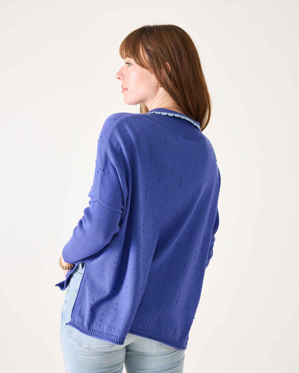 Blue Iris Catalina Cotton Sweater