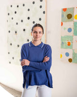 Blue Iris Catalina Cotton Sweater