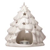 Stoneware Holy Family with Tree & Cut-Outs
