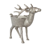 Cast Aluminum Deer Shaped Container