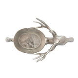 Cast Aluminum Deer Shaped Container