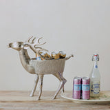 Cast Aluminum Deer Shaped Container