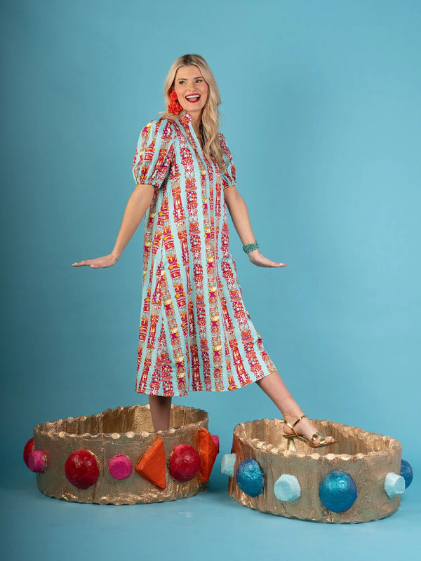 Emily McCarthy Hampton Dress in Iconic Iris