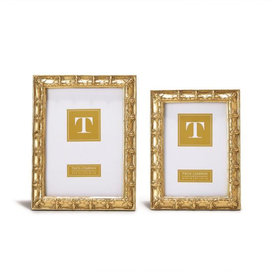 Two's Company Golden Bee Frames (4"x6" and 5"x7") (SOLD SEPARATELY)