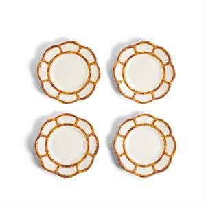 Two's Company Bamboo Touch Accent Plate
