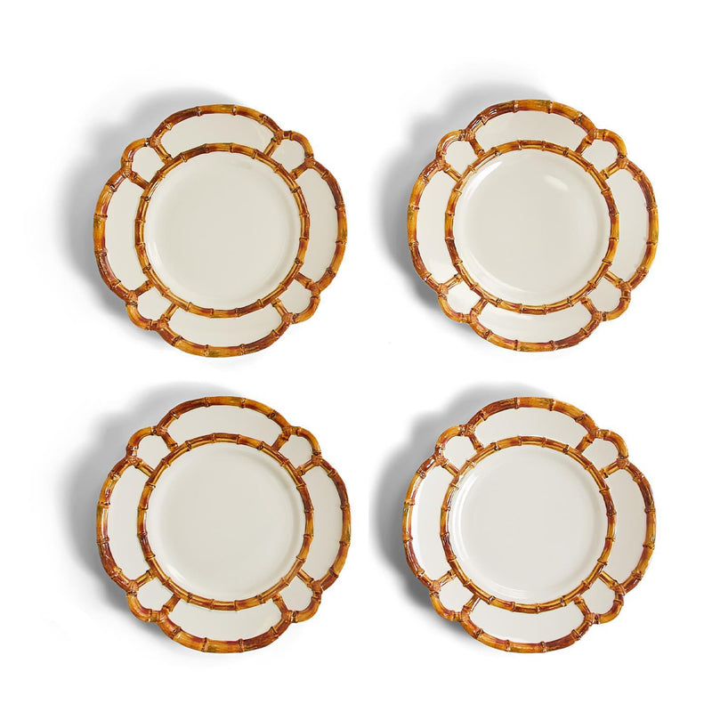 Two's Company Bamboo Touch Dinner Plate