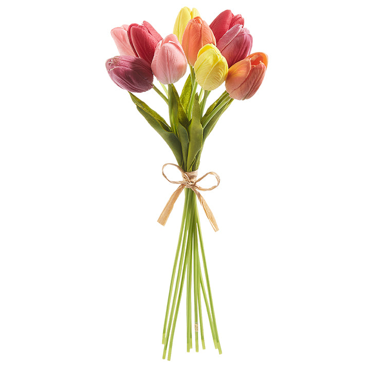 15" REAL TOUCH MIXED TULIP BUNDLE