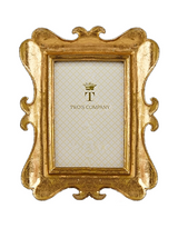 Two's Company Distressed Gold Leaf Photo Frames (4"x6" or 5"x7") (SOLD SEPARATELY)